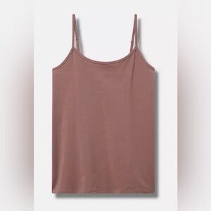 #2110 - Torrid Foxy Cami Tank Top Sleeveless Adjustable Straps Rose Taupe